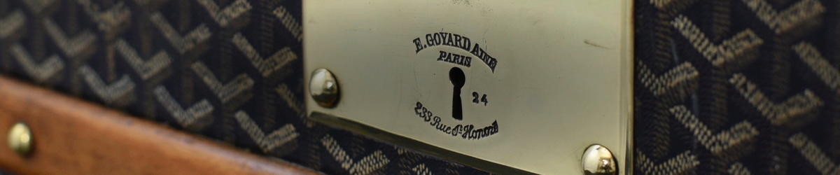 White travel GOYARD bag - VALOIS VINTAGE PARIS