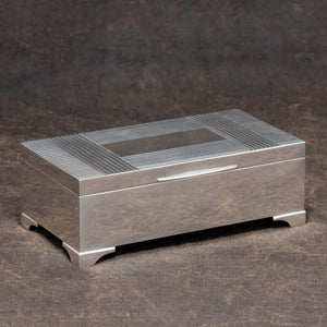Canadian Silver Cigarette Box
