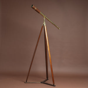 Leather Covered Brass Telescope