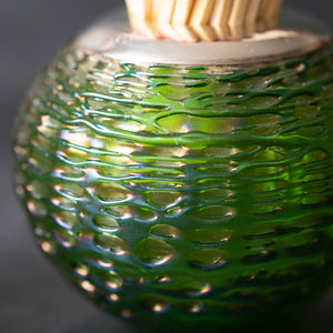 Green Lattice Glass Match Striker