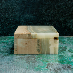 Green Onyx Stone Box