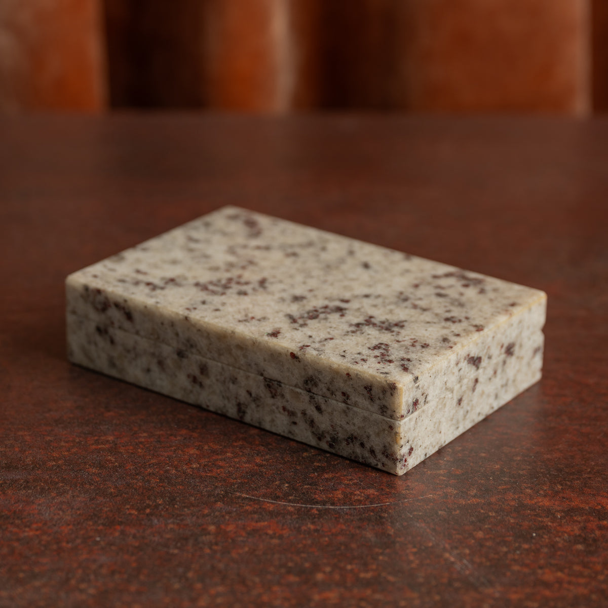 White Granite Stone Box – Bentleys London