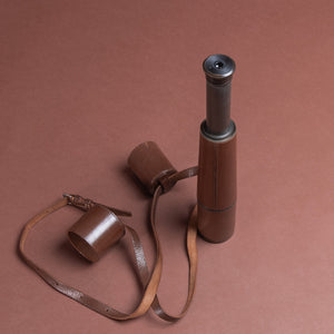 Leather Covered Hand Held Telescope