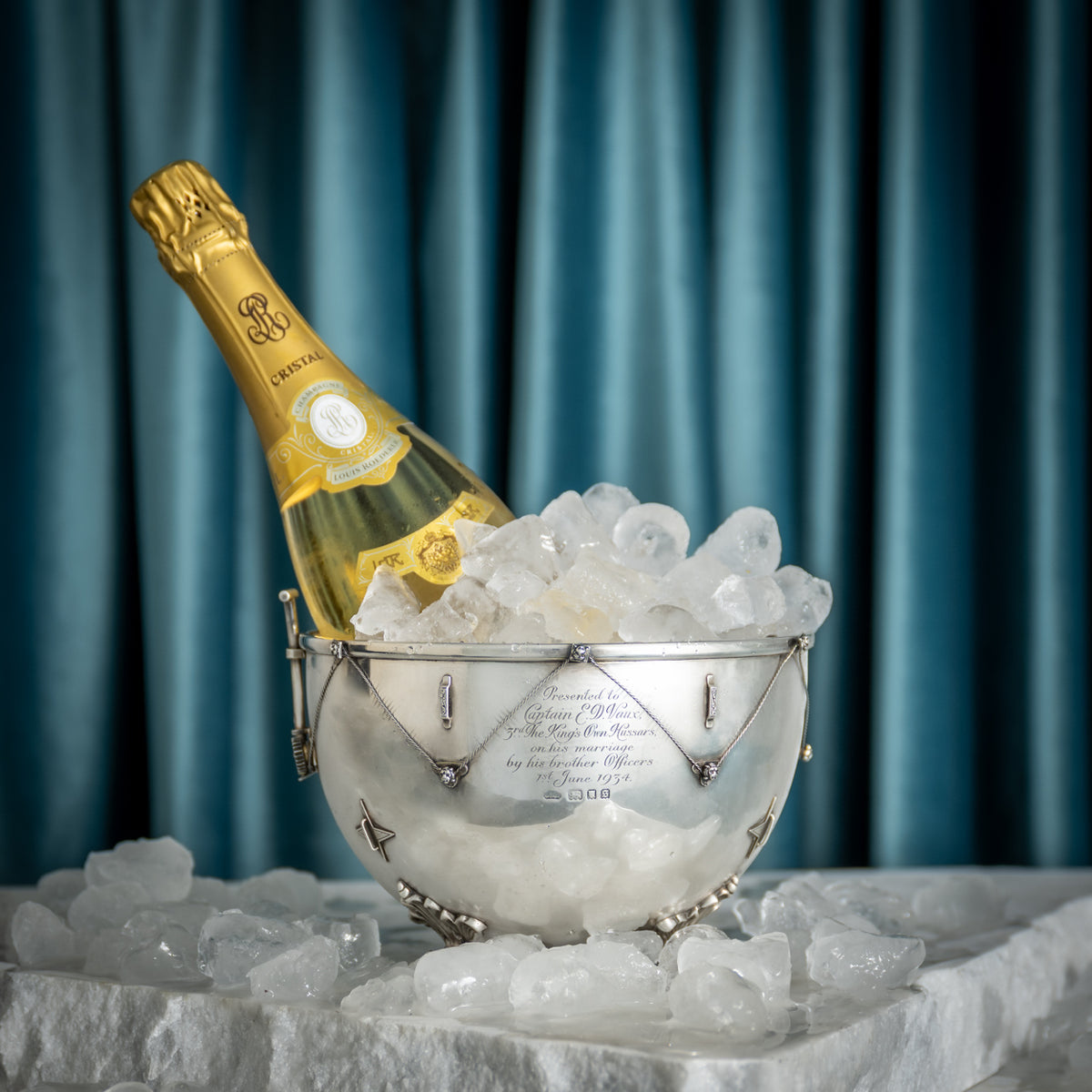 Silver 'Kettle Drum' Ice Cube Bucket – Bentleys London