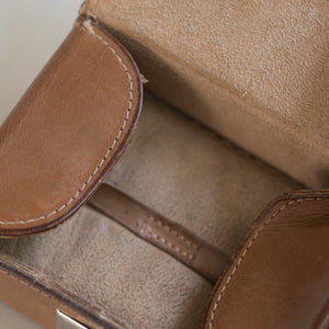 Mid Tan Small Leather Stud Box