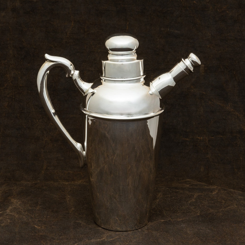 Silver 'Kettle' Cocktail Shaker