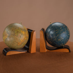 A Pair of Globe Bookends