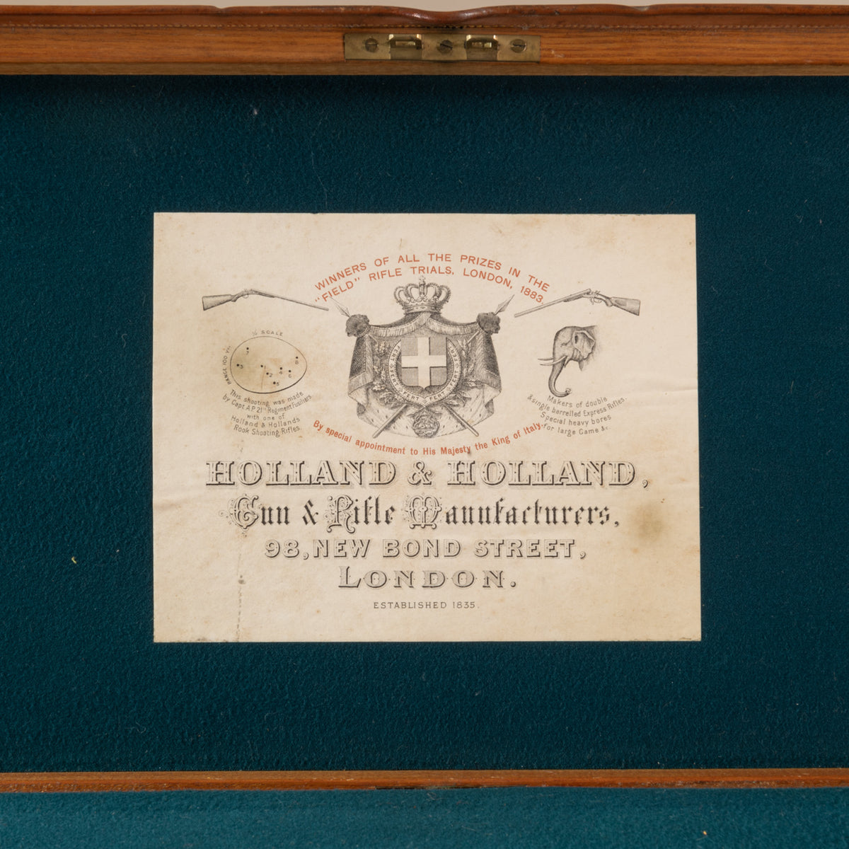 Holland Holland Double Gun Case Bentleys London