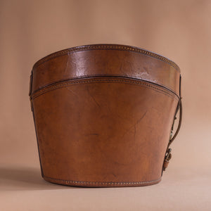 Leather Top Hat Box