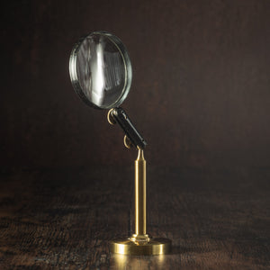 Brass Magnifying Glass on Stand