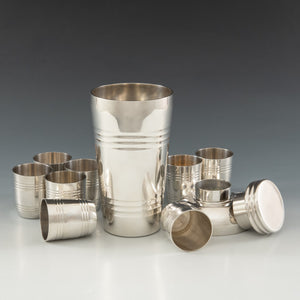 French Silver Plate Cocktail Set