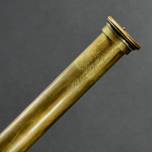 Leather and Brass Handheld Telescope