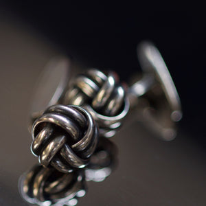 Silver Knot Cufflinks