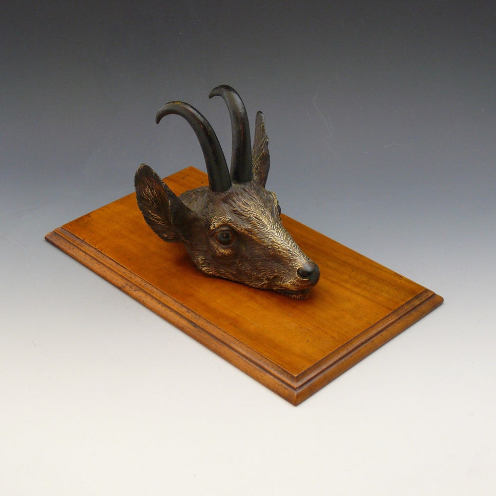 Chamois Mountain Goat Bronze Letter-Clip