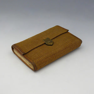 Exceptional Leather Trimmed Canvas Fly Wallet
