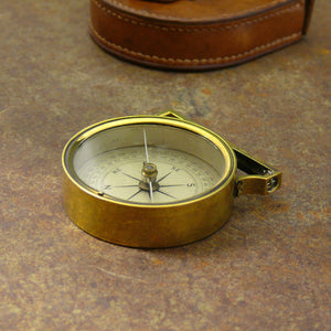 Leather Cased Compass