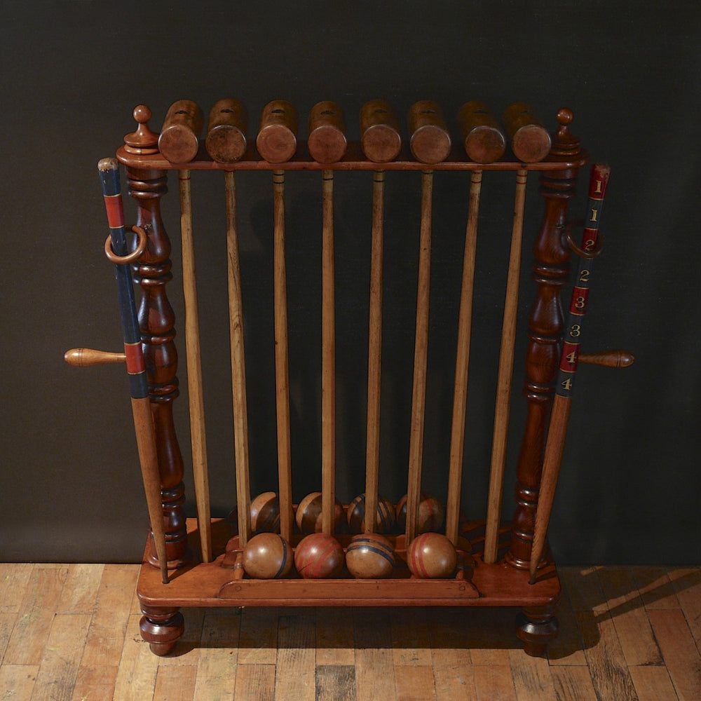 Jaques Croquet Set on Stand
