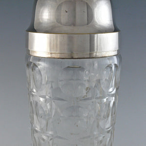 Cut Glass Cocktail Shaker