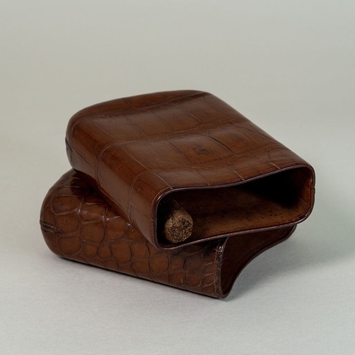 Crocodile Skin Cigar Case – Bentleys London