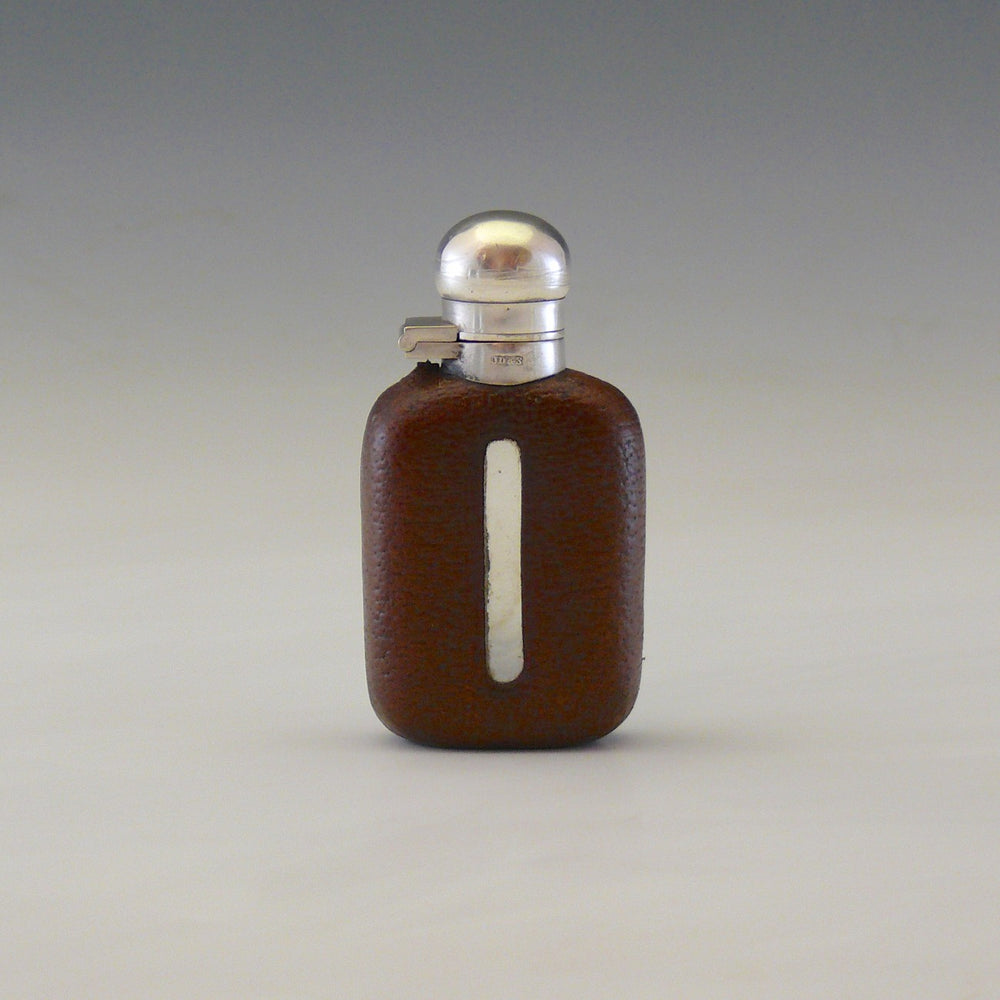 Miniature Leather Flask