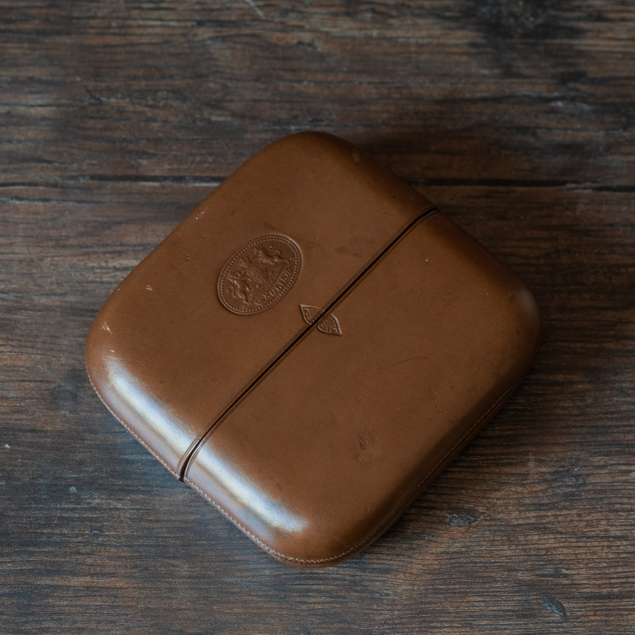 Large Leather Cigar Case