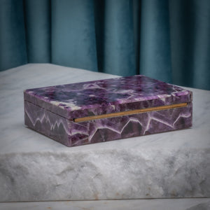 Amethyst Stone Box