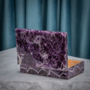 Amethyst Stone Box