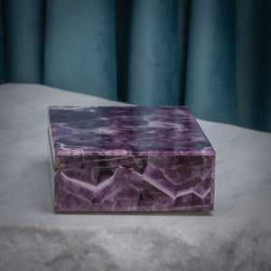 Amethyst Stone Box