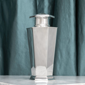 Asprey Silver Plated Hexagonal Cocktail Shaker