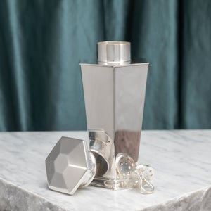 Asprey Silver Plated Hexagonal Cocktail Shaker
