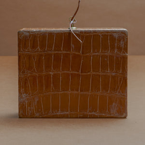 Small Crocodile Skin Jewellery Box