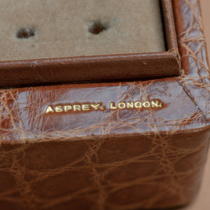 Small Crocodile Skin Jewellery Box