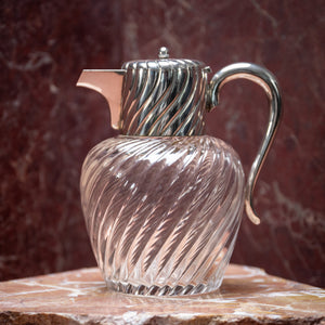 Wrythen Glass Claret Jug