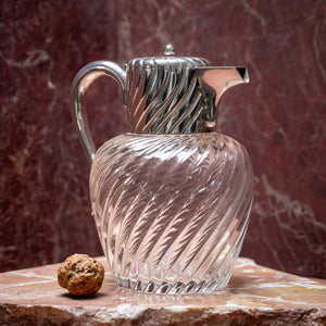 Wrythen Glass Claret Jug