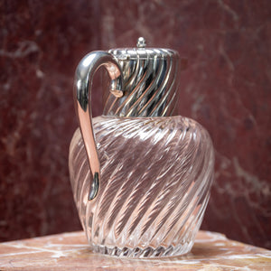 Wrythen Glass Claret Jug