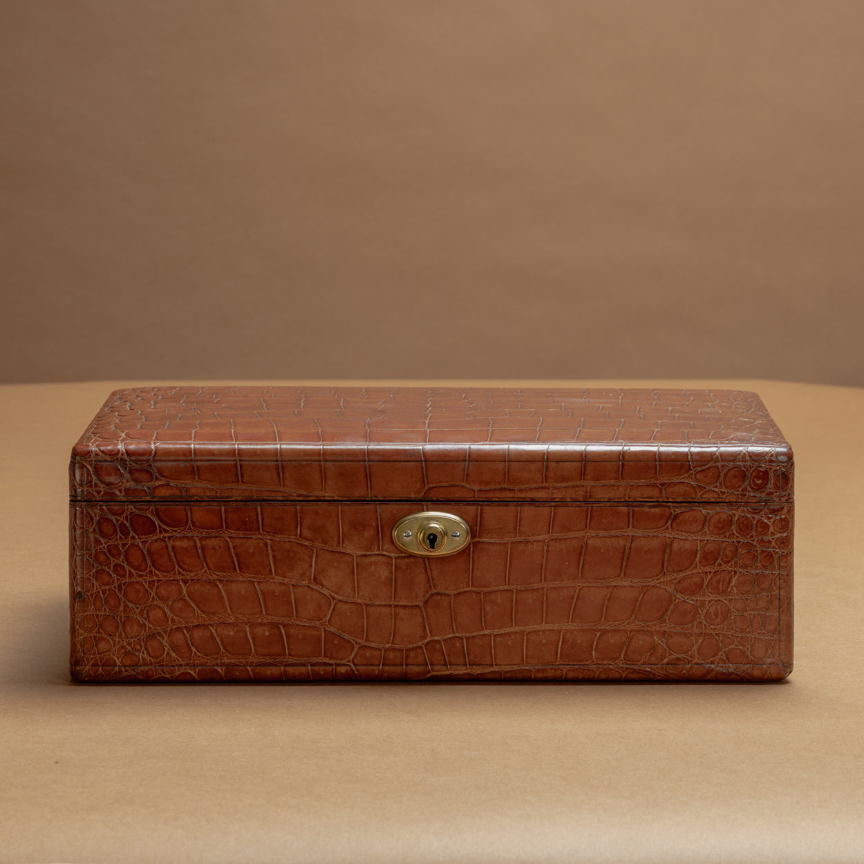 Crocodile Skin Jewellery Box
