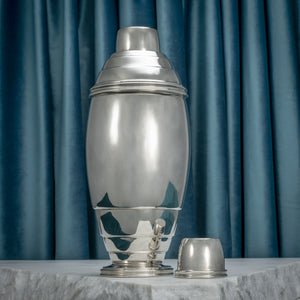 Large Art Deco Silver Cocktail Shaker