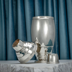 Large Art Deco Silver Cocktail Shaker