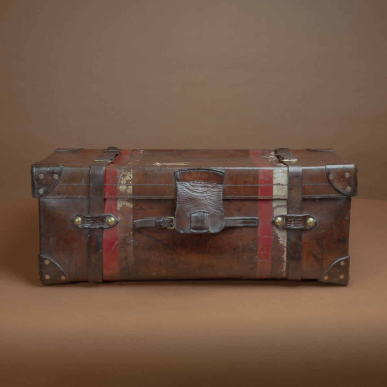 English Leather Trunk