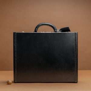 Louis Vuitton Black Leather Attaché Case