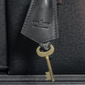 Louis Vuitton Black Leather Attaché Case