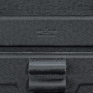 Louis Vuitton Black Leather Attaché Case