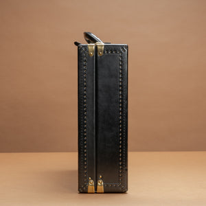 Louis Vuitton Black Leather Attaché Case