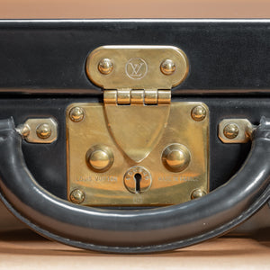 Louis Vuitton Black Leather Attaché Case