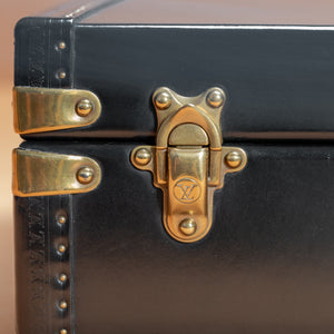 Louis Vuitton Black Leather Attaché Case