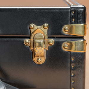 Louis Vuitton Black Leather Attaché Case