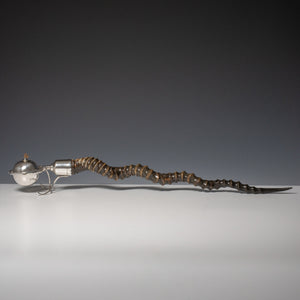 Blackbuck and Silver Gimbal Cigar Table Lighter