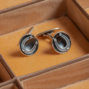 Silver Horseshoe Cufflinks