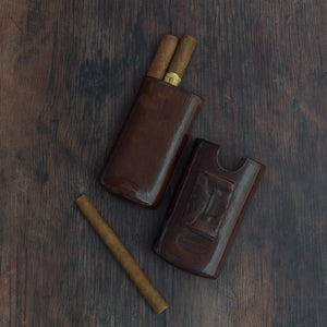 Leather Cigar Case by Butler