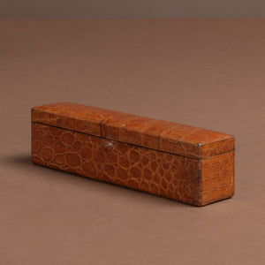 Small Crocodile Skin Jewel Box